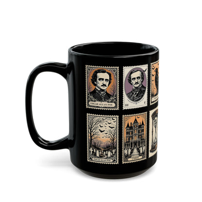 Edgar Allan Poe Mug Gothic Literary Gift For Book Lover Dark Academia Macabre Fall Coffee Cup Halloween Poetember Party Gift For Bookclub Mug Printify