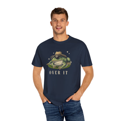 Funny Frog T-Shirt Retro Vibes Froggy Meme Shirt Vintage Frog And Toad Aesthetic Frog Lover Gift For Her Birthday Viral Trendy Shirt T-Shirt Printify Navy S