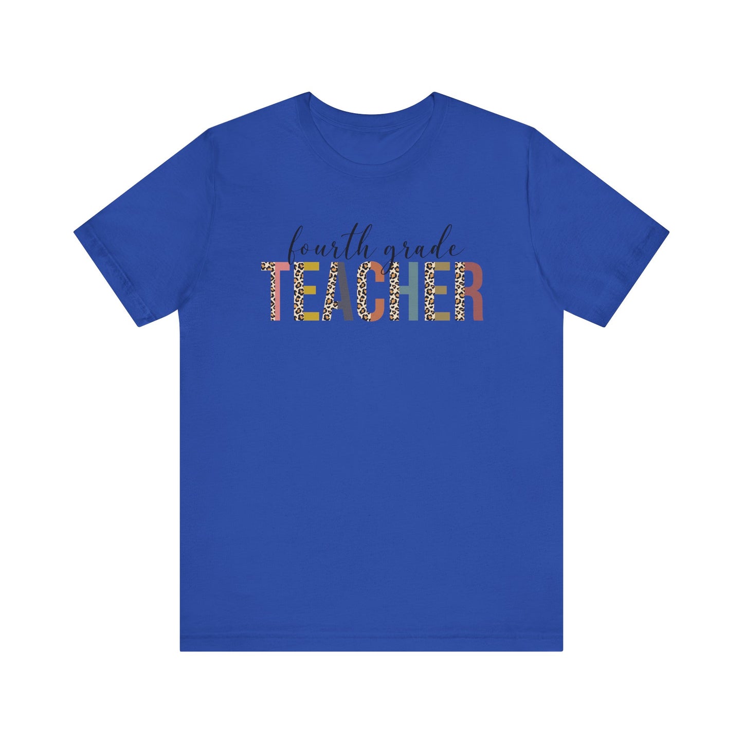 Cute Teacher TShirt Gift, Education Tee, Elementary School Teacher Appreciation, Funny Back To School Shirt, Teacher T-Shirt, Teacher Tee T-Shirt Printify True Royal XS 