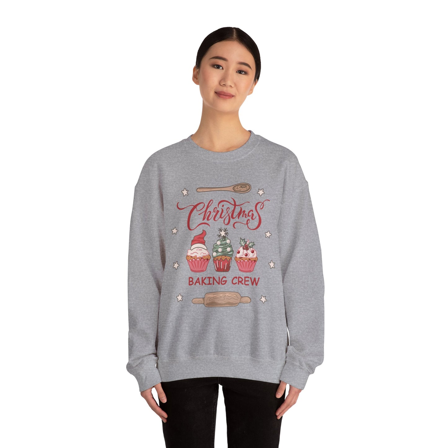 Christmas Baking Crew Sweatshirt, Family Christmas Baking Team Matching Sweater, Christmas Baking Christmas Shirts, Christmas Cookie Crew Sweatshirt Printify   