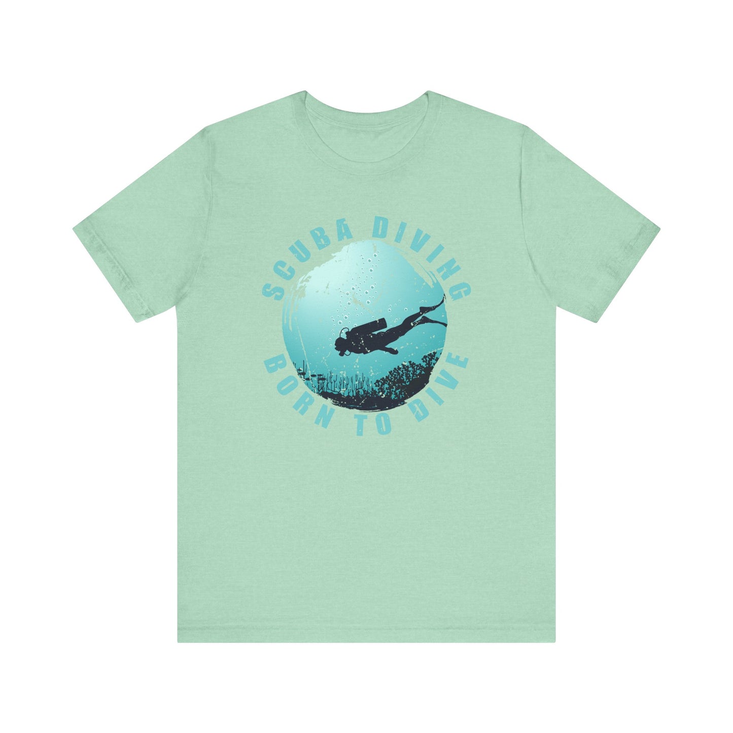 Scuba Diving Gift, Scuba Diving Shirt, Scuba Diver Gift, Diver TShirt, Gifts For Scuba Divers, Ocean Scuba Diving Shirt, Ocean Life Gear T-Shirt Printify Heather Mint XS 