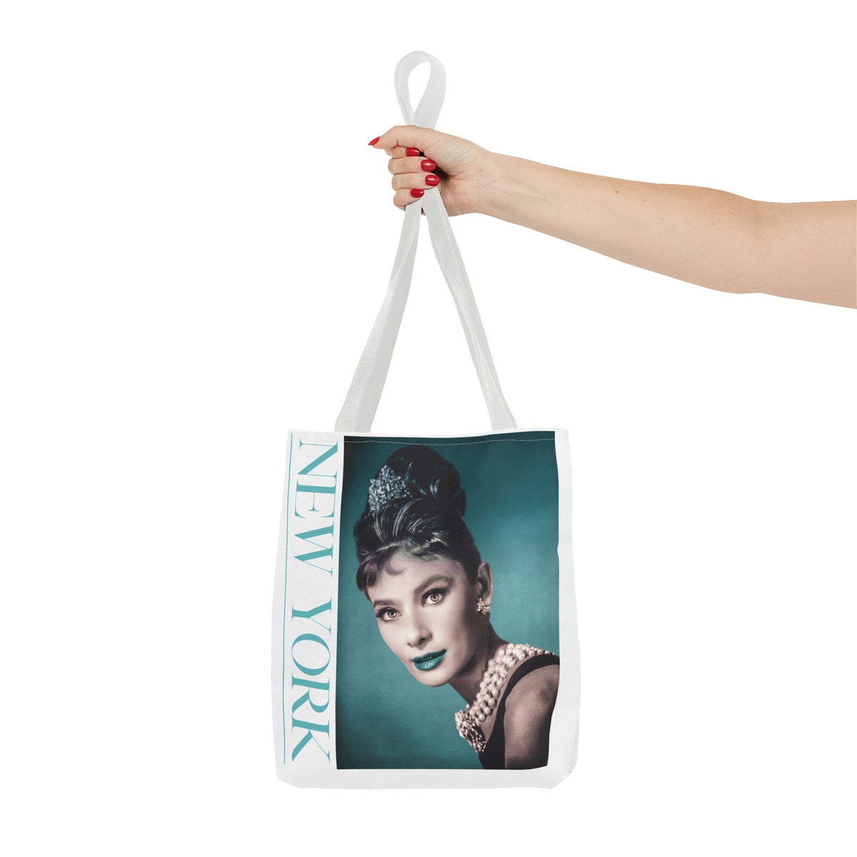 New York Fashion Tote Bag Retro Audrey Hepburn Theme Gift For Bridal Shower Party Favor Birthday Gift Bride Tote Bags Bags Printify