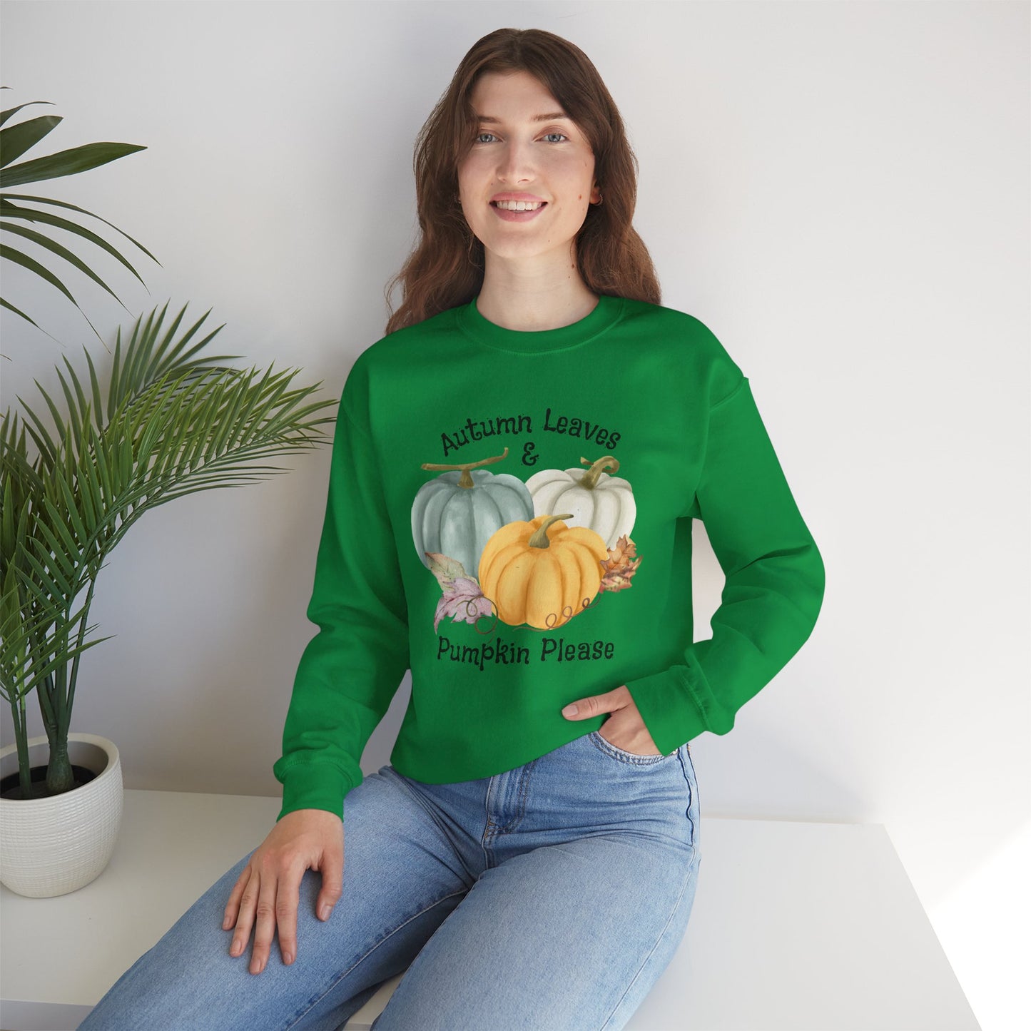 Halloween Pumpkin Sweatshirt, Vintage Autumn Pumpkins Shirt, Spooky Season Sweater, Fall Squash, Autumn Style Sweatshirt Sweatshirt Printify   