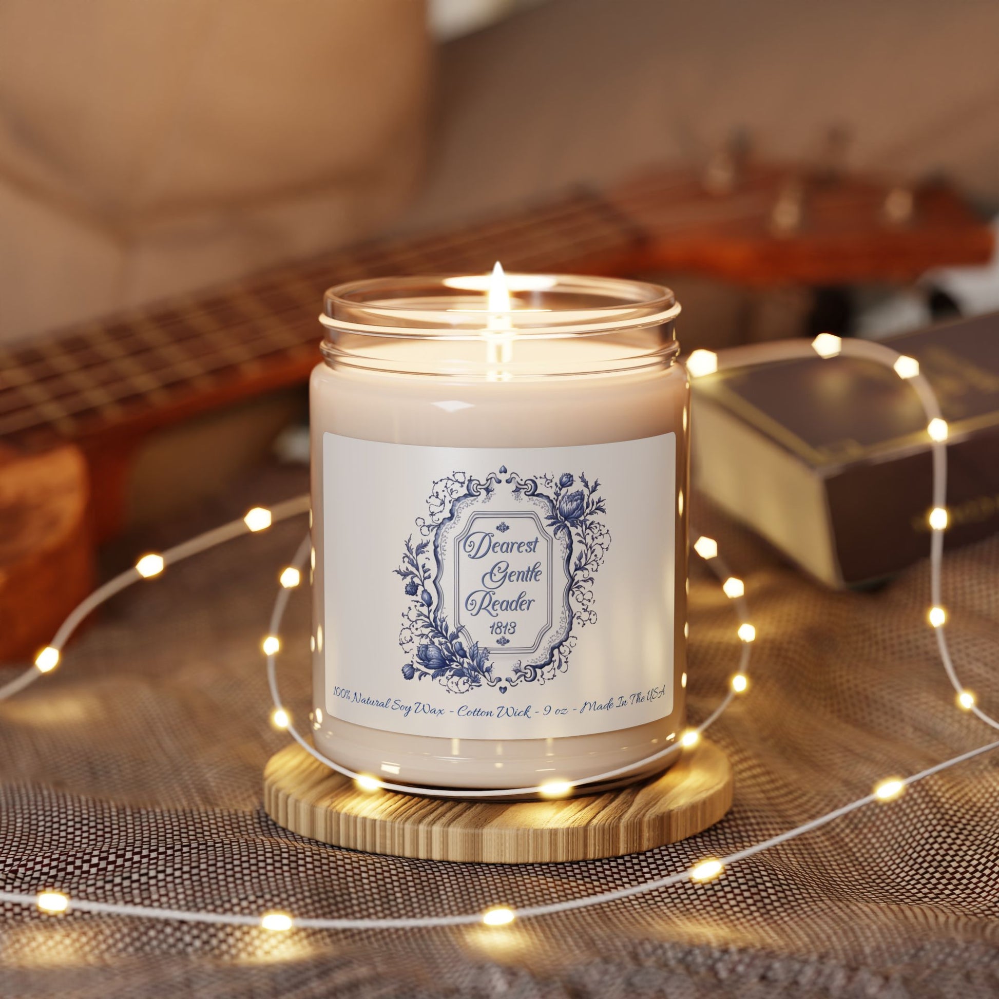 Regency Personalized Soy Candle Book Lover Gift For Mom Custom Gift Book Club Gift For Her Birthday Booknerd Candle Gift For Reader Bookworm Home Decor Printify