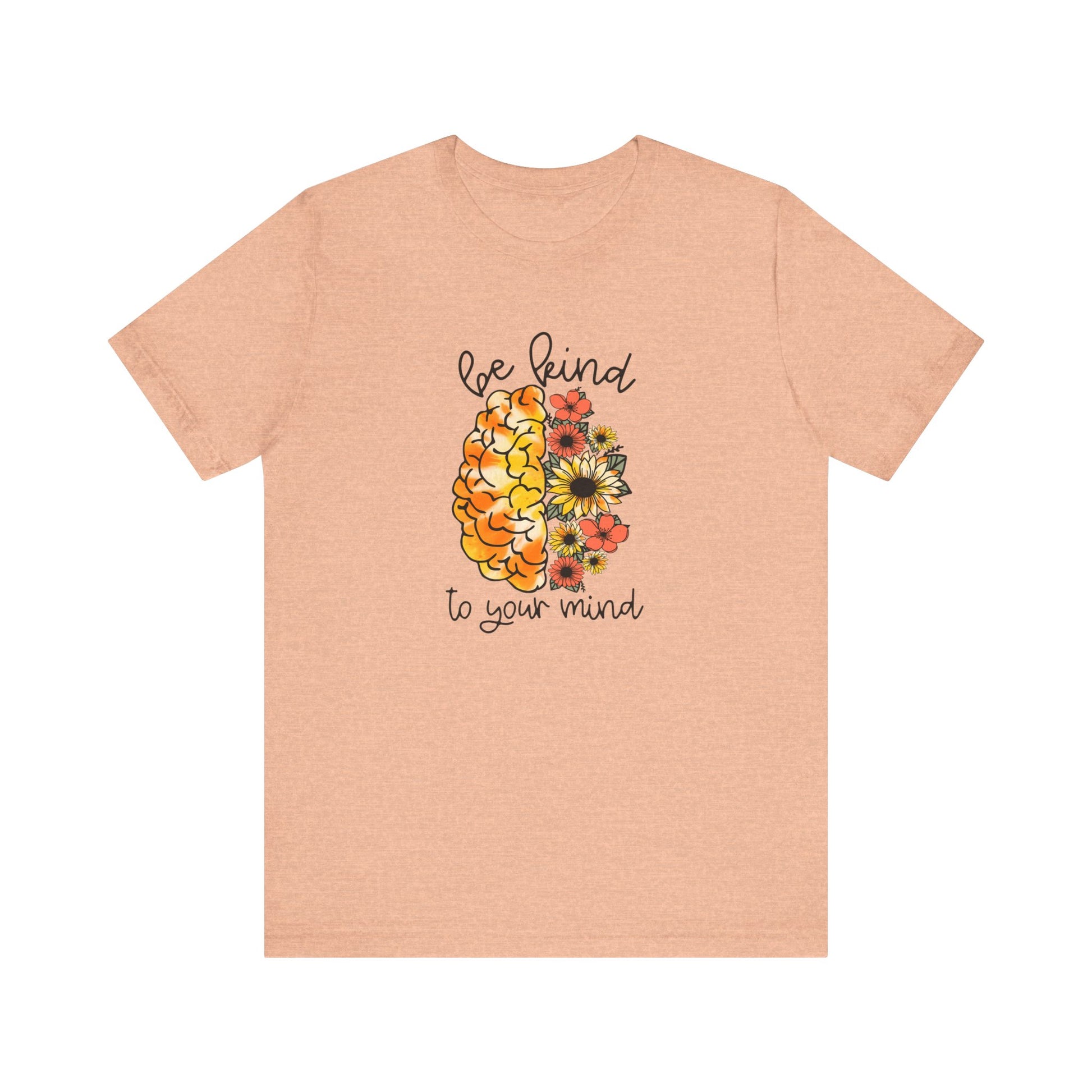 Love Yourself, Inspirational Quotes, Mental Health Awareness, You Matter T-shirt, Self Healing, Positive Vibes, Female Power, You Are Worthy T-Shirt Printify Heather Peach XS 