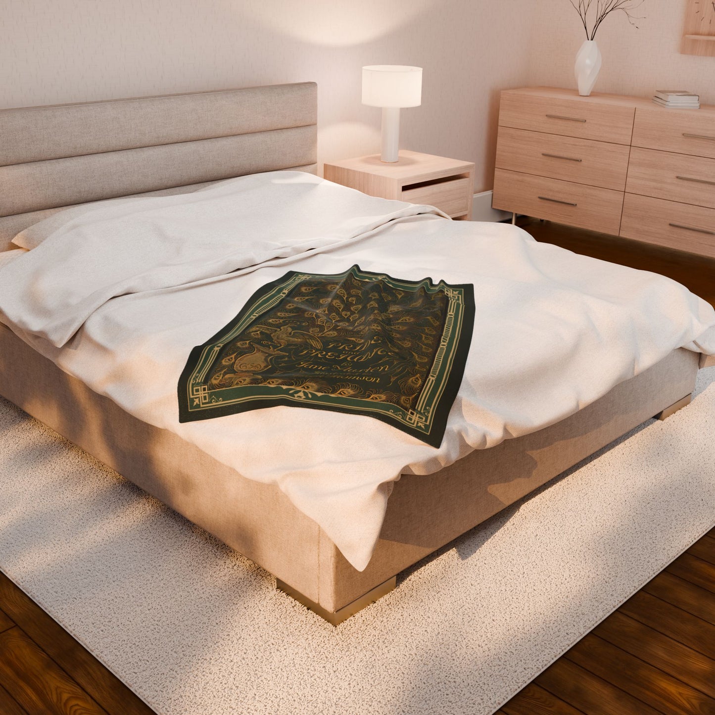 Jane Austen First Edition Literary Velveteen Blanket - Perfect for Book Lovers, Gifts for Sisters, Home Decor, Reading Nook, All Over Prints Printify