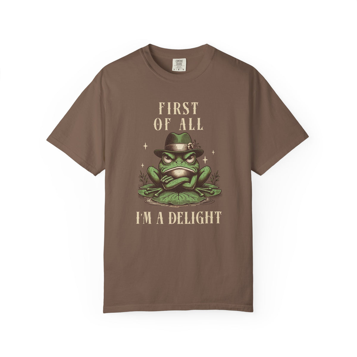 Funny Frog T-Shirt Retro Vibes Froggy Meme Shirt Vintage Frog And Toad Aesthetic Frog Lover Gift For Her Birthday Viral Trendy Shirt T-Shirt Printify Espresso S
