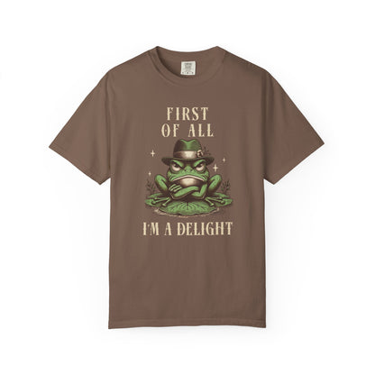 Funny Frog T-Shirt Retro Vibes Froggy Meme Shirt Vintage Frog And Toad Aesthetic Frog Lover Gift For Her Birthday Viral Trendy Shirt T-Shirt Printify Espresso S