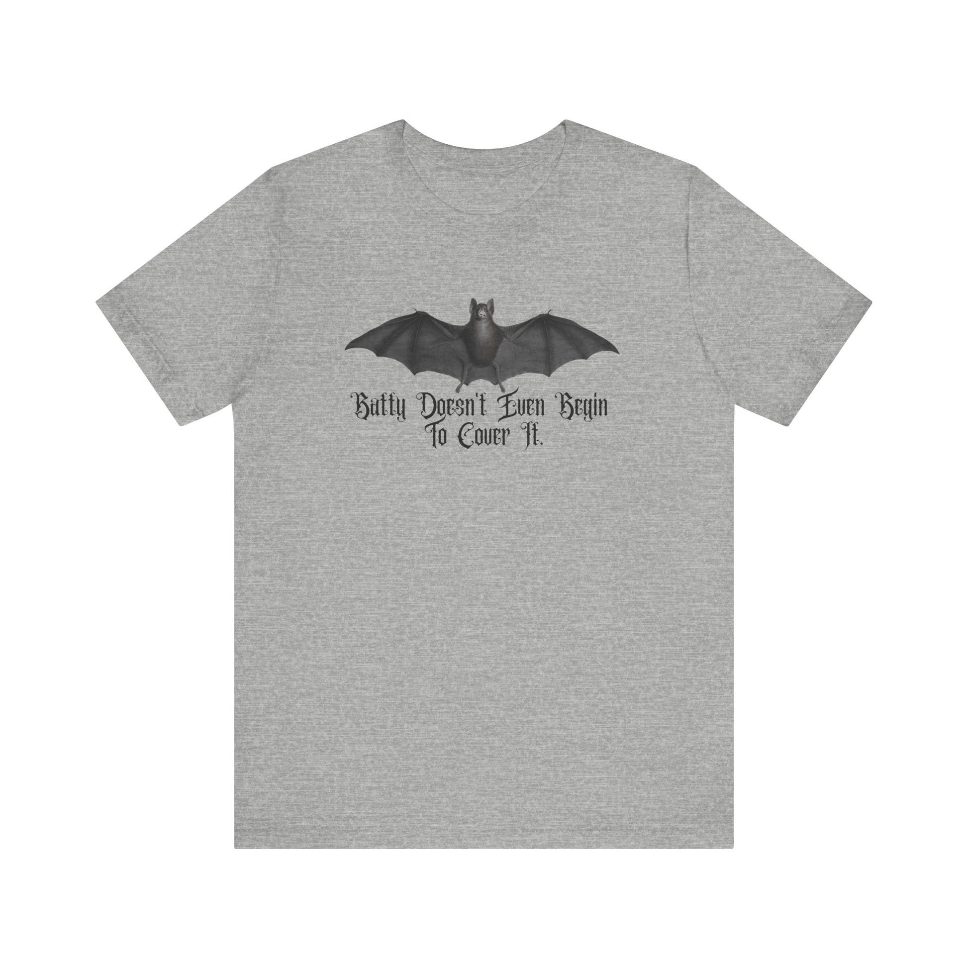 Halloween Vintage Flying Bat TShirt, Spooky Season Tee, Trick or Treating Shirt, Halloween Party T-Shirt, Batty & Funny T Shirt T-Shirt Printify Athletic Heather XS 