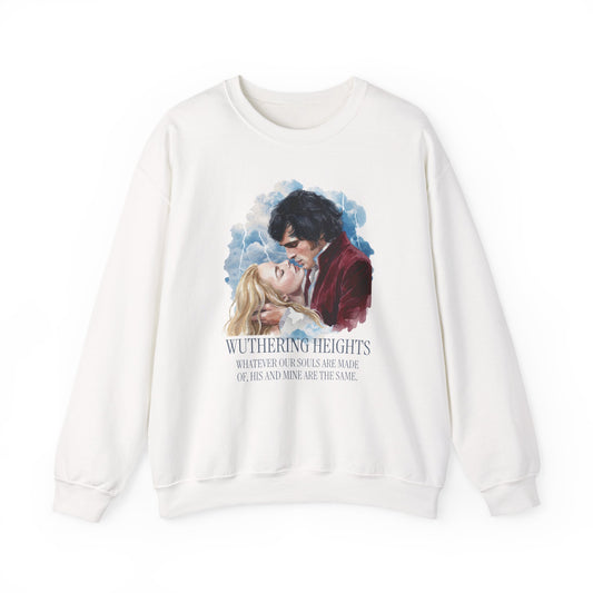 Wuthering Heights Romance Crewneck Sweatshirt | Literary Quote Pullover