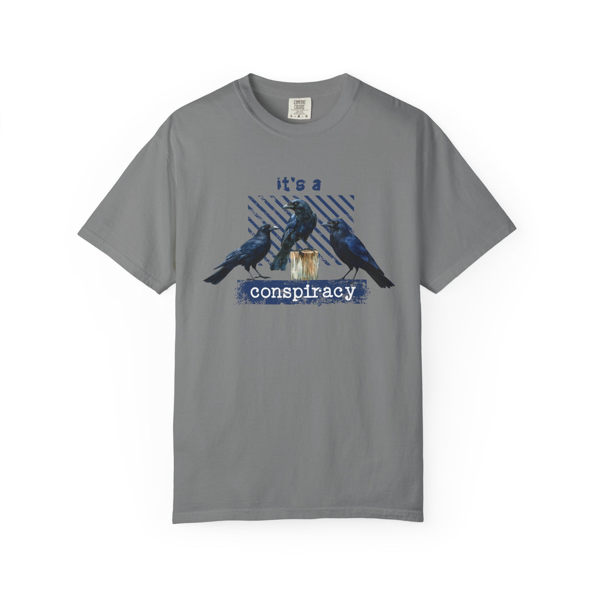 It's a Conspiracy Raven Trio T-Shirt | Crow Graphic Tee