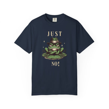 Funny Frog T-Shirt Retro Vibes Froggy Meme Shirt Vintage Frog And Toad Aesthetic Frog Lover Gift For Her Birthday Viral Trendy Shirt T-Shirt Printify Navy S