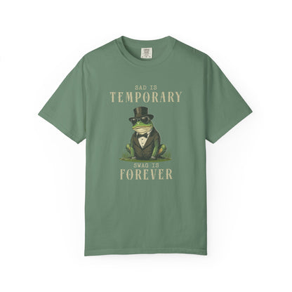 Funny Frog T-Shirt Retro Self Care Froggy Meme Shirt Vintage Frog And Toad Aesthetic Frog Lover Gift For Her Birthday Viral Trendy Shirt T-Shirt Printify Light Green S