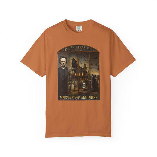 Edgar Allan Poe T-Shirt Gothic Graphic Tee The Raven Nevermore Quote Horror Literature Shirt Dark Academia Aesthetic Halloween Party Gift T-Shirt Printify Yam S