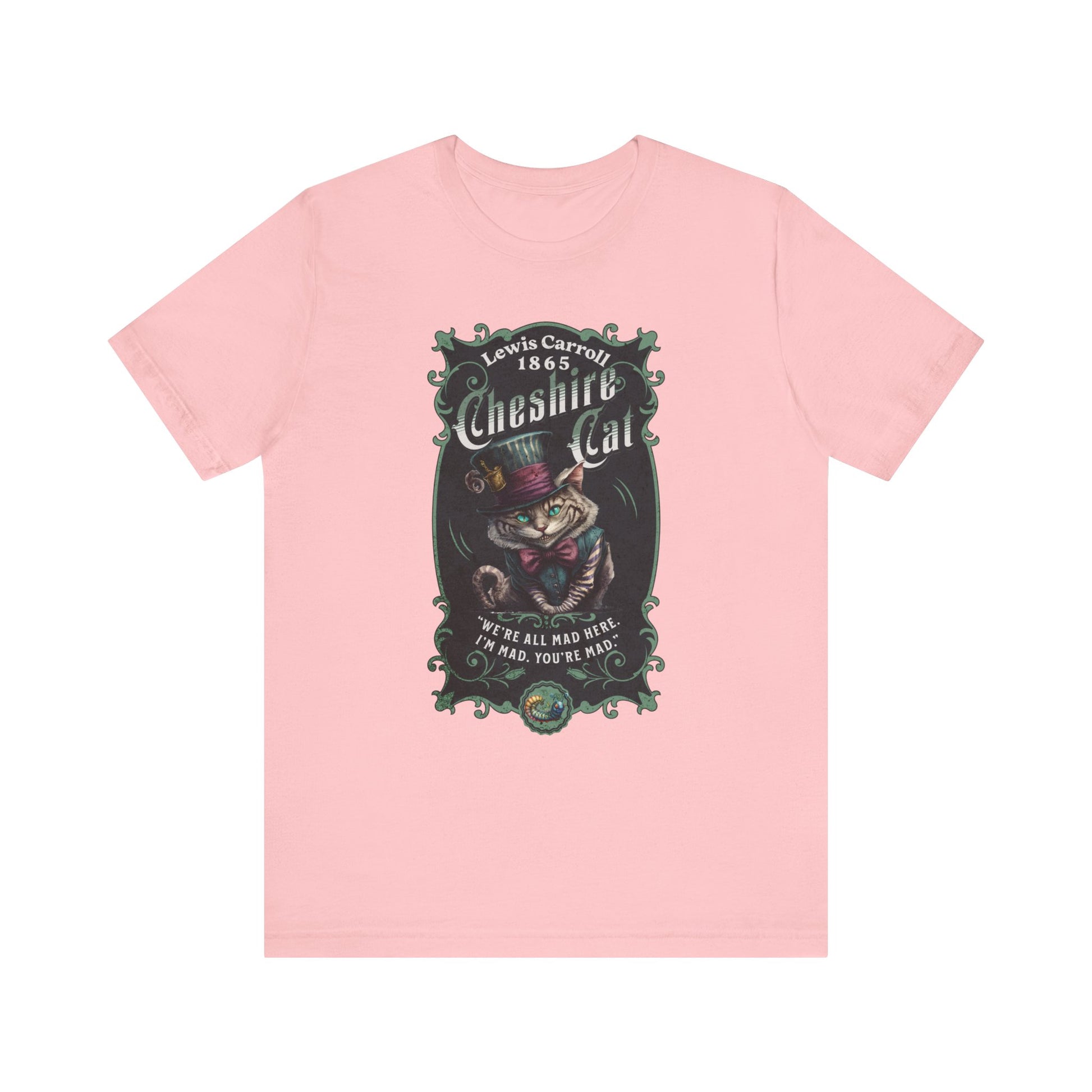 3001 Unisex Jersey Short Sleeve Tee Alice in Wonderland T-Shirt Printify Pink S 