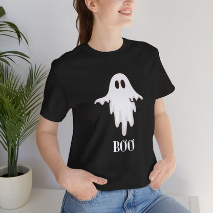 Halloween Ghost  TShirt,  Cute Ghost Shirt, Spooky Season Tee, Halloween Party T-Shirt, Autumn Style T Shirt, Trick or Treating Style, T-Shirt Printify   