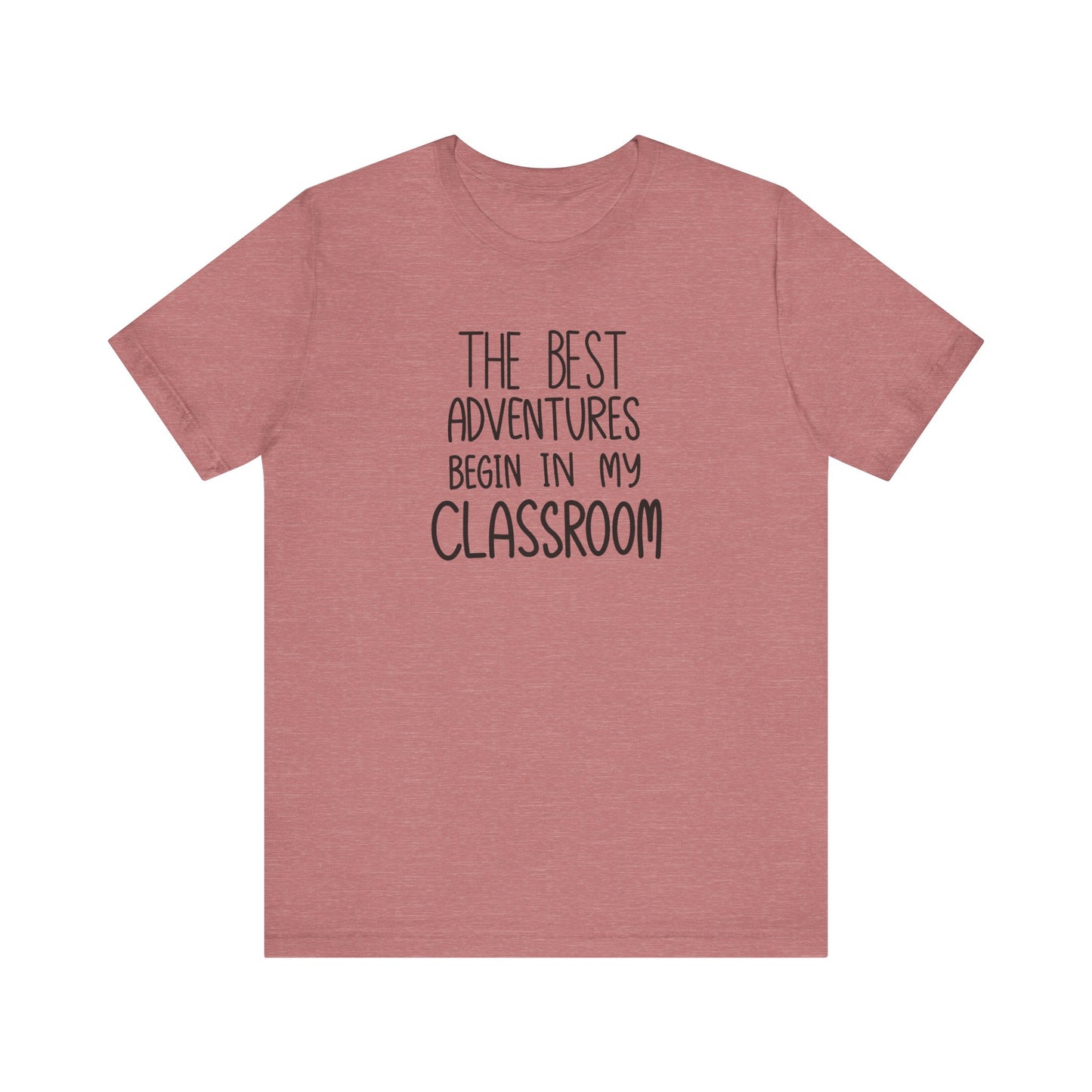 Cute Teacher TShirt Gift, Education Tee, Elementary School Teacher Appreciation, Funny Back To School Shirt, Teacher T-Shirt, Teacher Love T-Shirt Printify Heather Mauve XS 