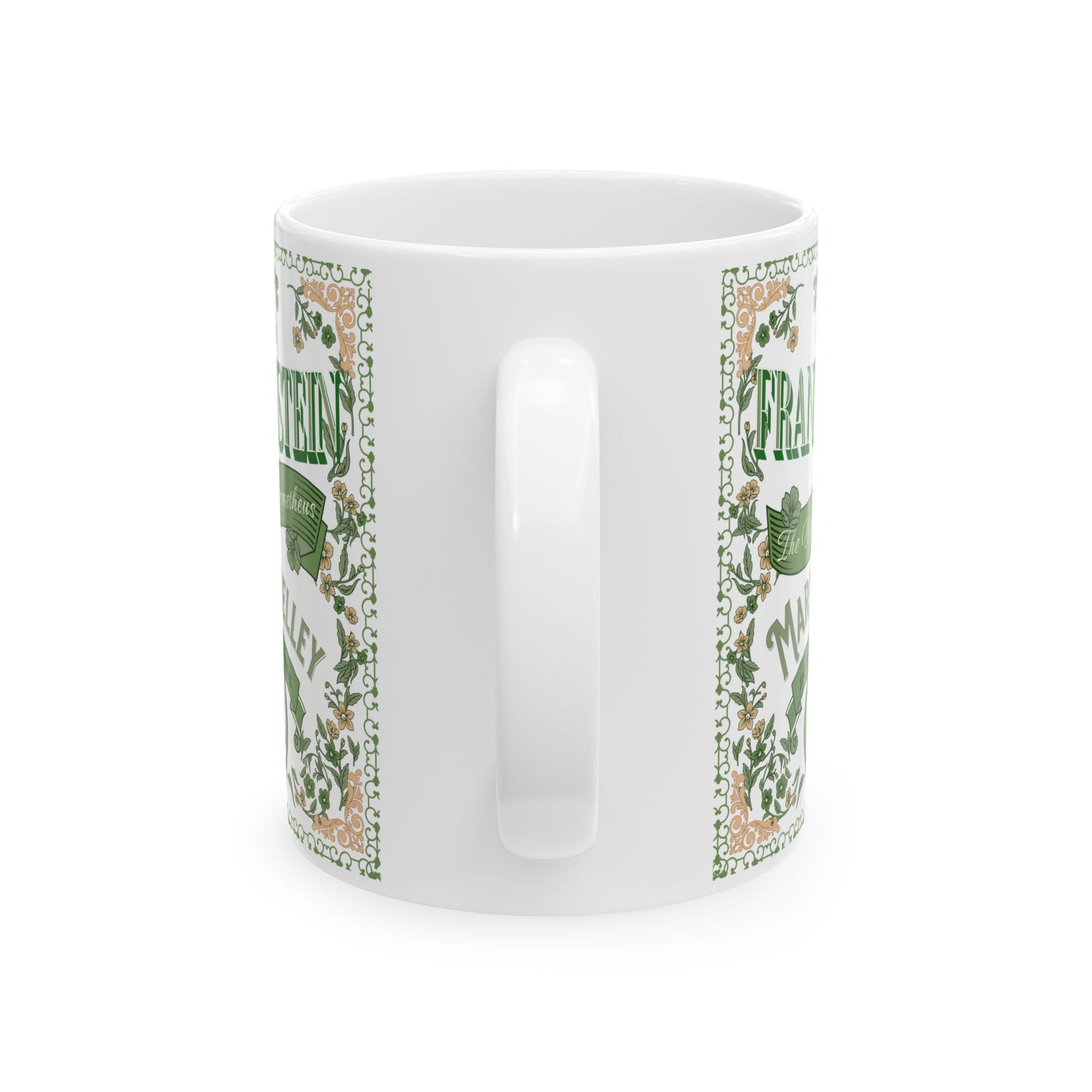 Frankenstein Coffee Mug Mary Shelley Vintage Style Gift For Bookclub Gothic Dark Academia Gift Classic Horror Movie Halloween Party Gift Mug Printify   