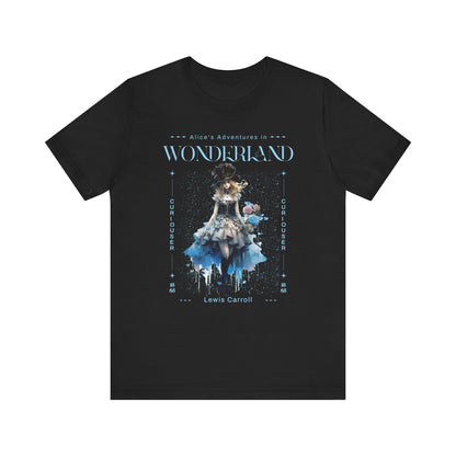 3001 Unisex Jersey Short Sleeve Tee Alice in Wonderland T-Shirt Printify Black S 