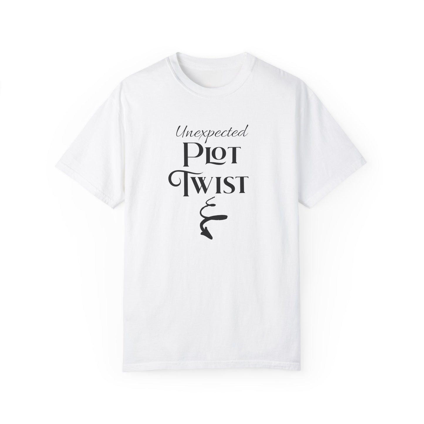 Plot Twist T-Shirt Author Shirt Pregnancy Announcement For Expecting Blog Writers Journalists Gift For Her Baby Shower Gift Baby Reveal T-Shirt Printify   