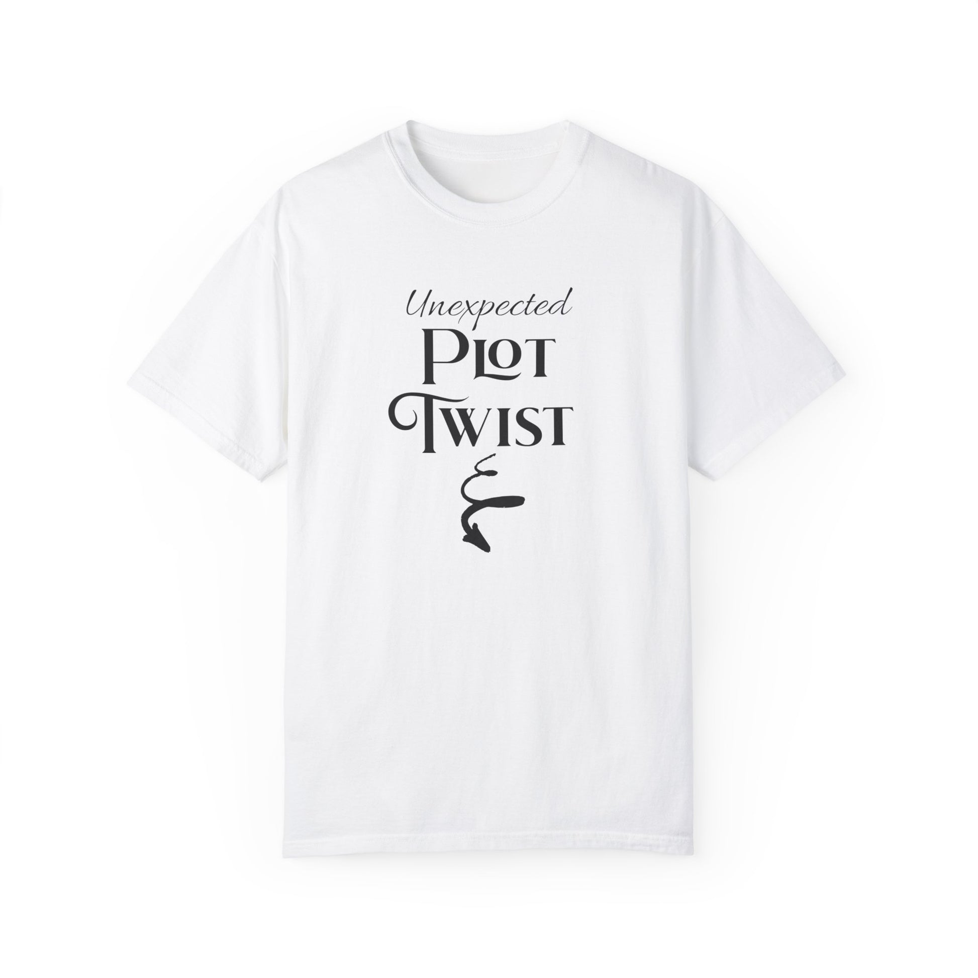 Plot Twist T-Shirt Author Shirt Pregnancy Announcement For Expecting Blog Writers Journalists Gift For Her Baby Shower Gift Baby Reveal T-Shirt Printify   