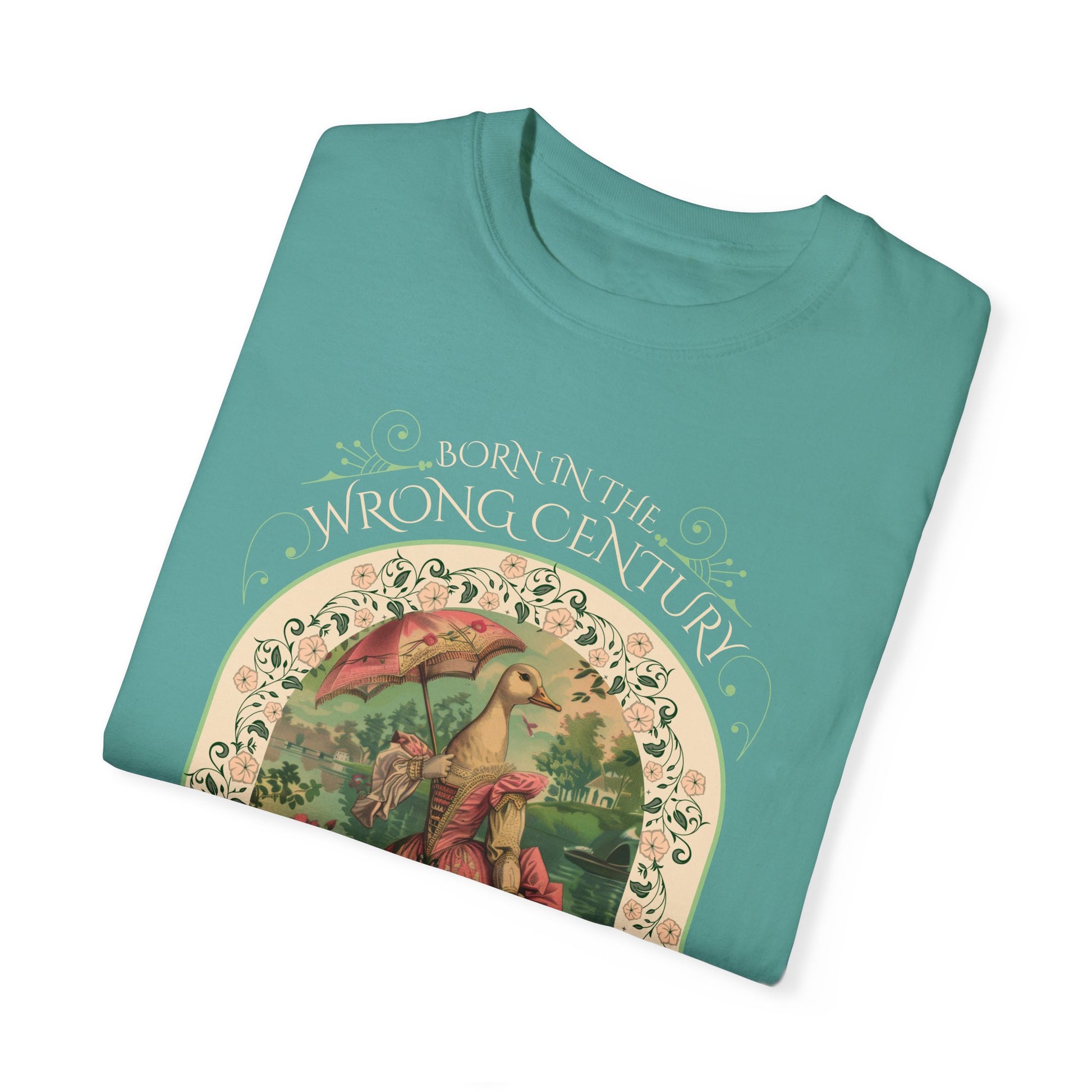Historical Romance Reader TShirt Gift For Regency Victorian Period Goose Lover Shirt Regency Romance Book Gift For Her Vintage Goose Design T-Shirt Printify   