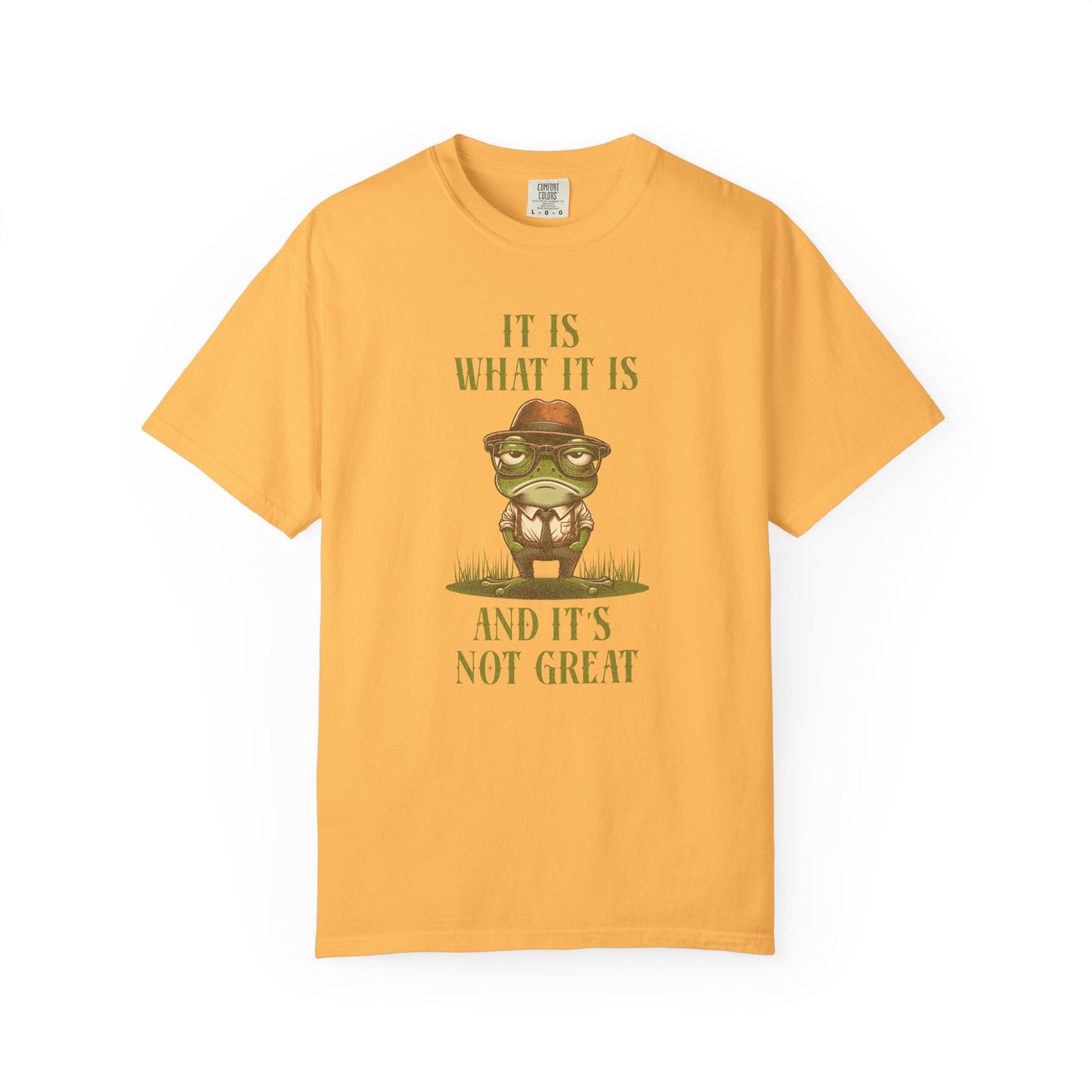 Funny Frog T-Shirt Retro Froggy Meme Shirt Vintage Frog And Toad Aesthetic Frog Lover Gift For Her Calm Vibes Birthday Viral Trendy Shirt T-Shirt Printify Citrus S