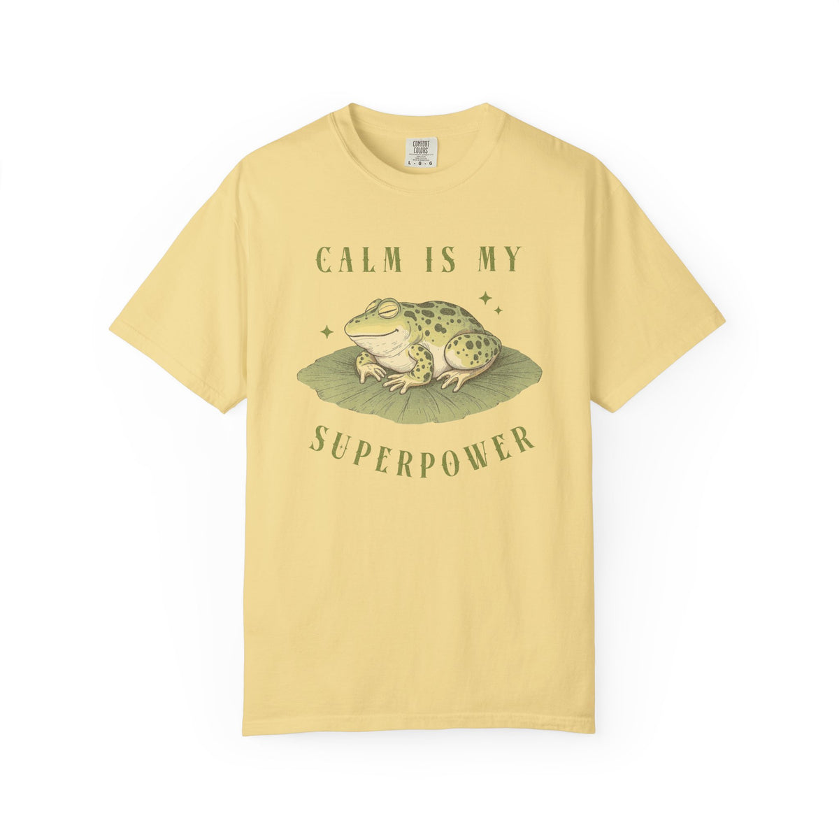 Funny Frog T-Shirt Retro Froggy Meme Shirt Vintage Frog And Toad Aesthetic Frog Lover Gift For Her Calm Vibes Birthday Viral Trendy Shirt T-Shirt Printify Butter S