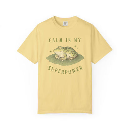 Funny Frog T-Shirt Retro Froggy Meme Shirt Vintage Frog And Toad Aesthetic Frog Lover Gift For Her Calm Vibes Birthday Viral Trendy Shirt T-Shirt Printify Butter S