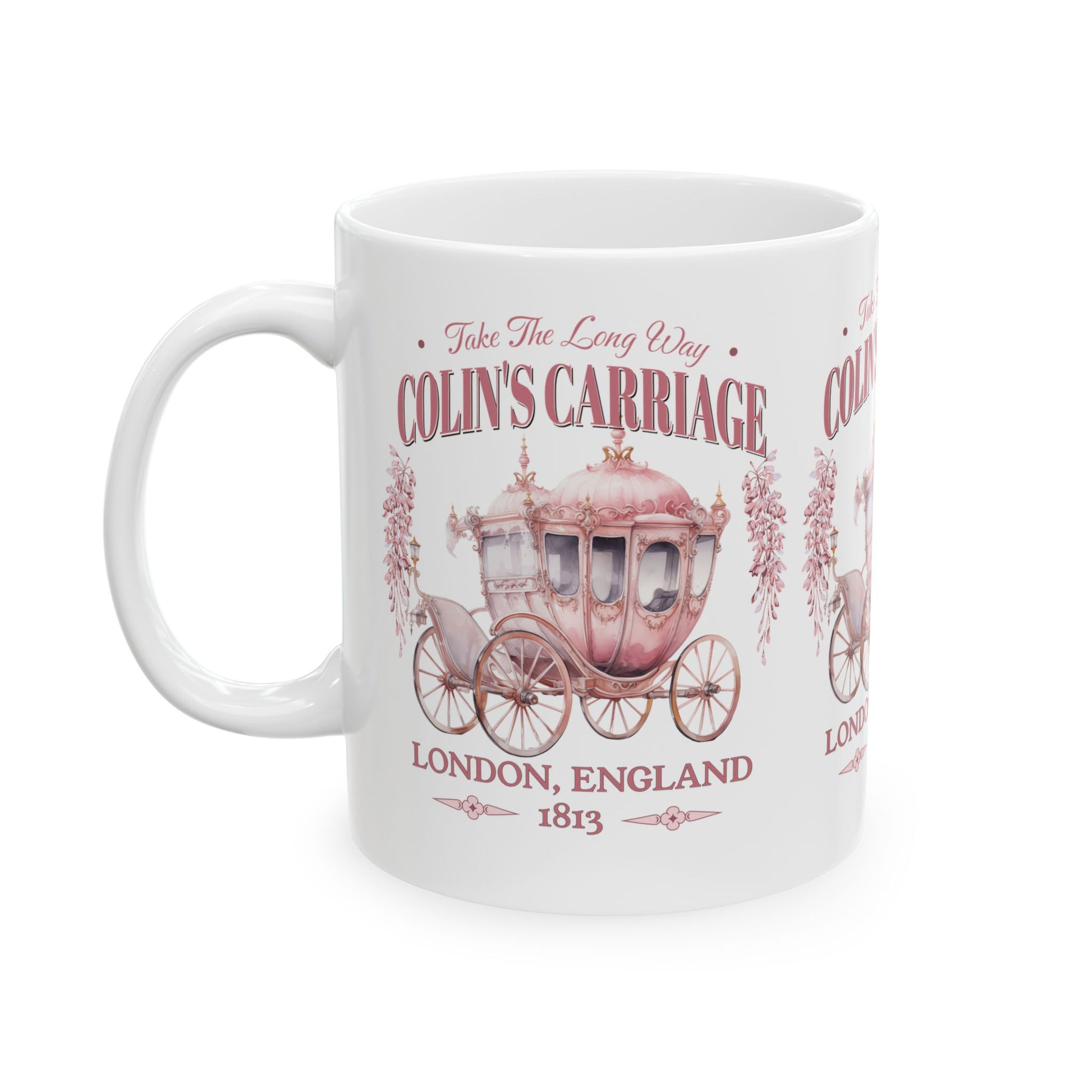 Colins Carriage Club Mug Regency England Ton Society Gift For Bridgeton Fan Historical Drama Penelope Romance Reader Gift Bookclub Gift Mug Printify 11oz  