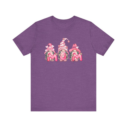 Mothers Day Gift, Pretty Gnomes Graphic Design, Best Gift for Mom, Cool Mom Shirt, Mom Life, Best Grandma Ever, Best Step Mom Gift, T-Shirt Printify Heather Team Purple XS 