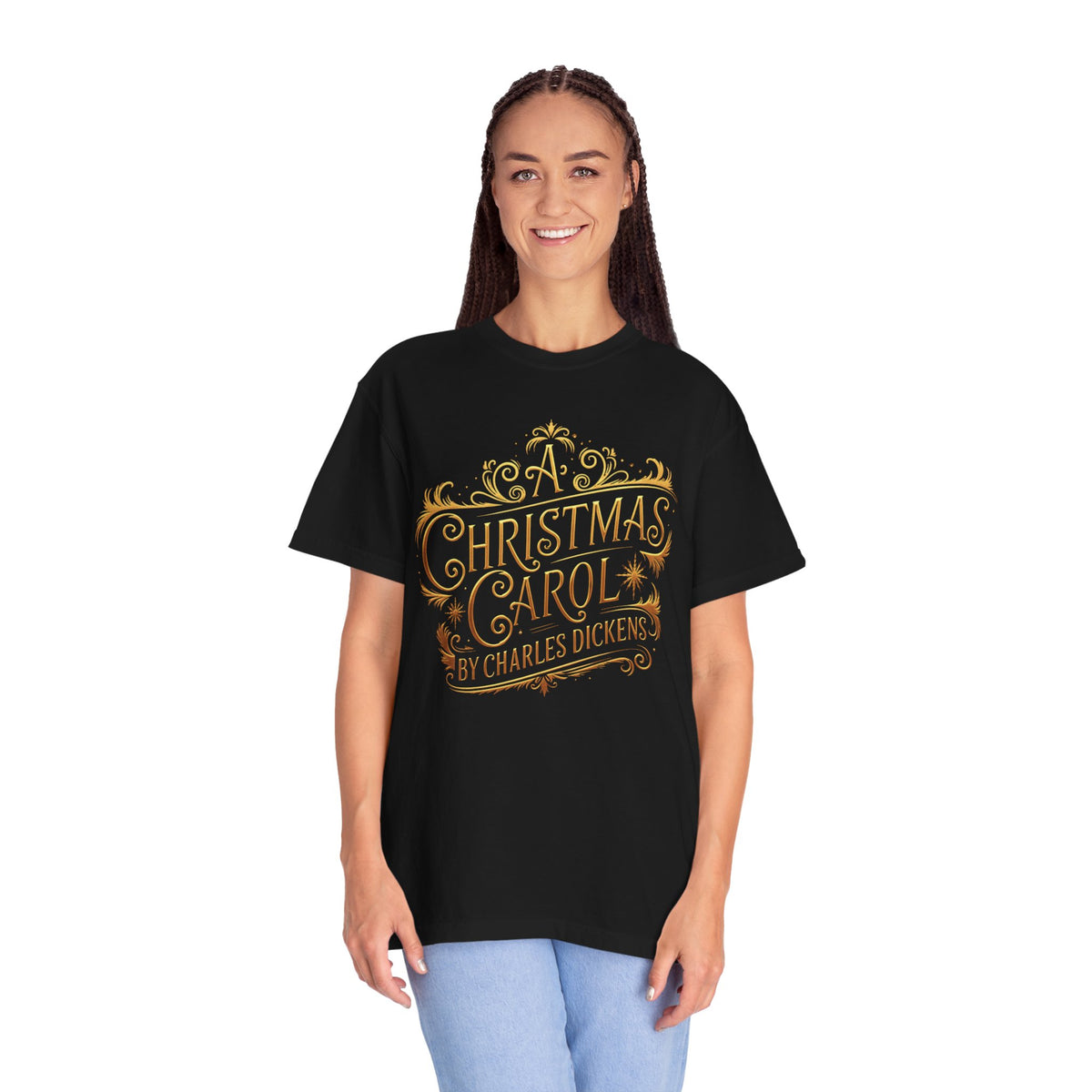 A Christmas Carol Shirt, Vintage Charles Dickens Victorian, Scrooge Fezziwig's Ball, Holiday Tradition X-Mas Movie Sweater Bookish Christmas T-Shirt Printify