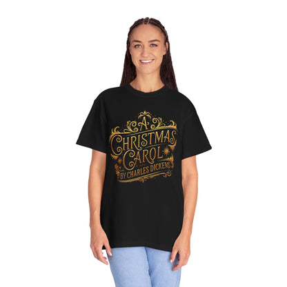 A Christmas Carol Shirt, Vintage Charles Dickens Victorian, Scrooge Fezziwig's Ball, Holiday Tradition X-Mas Movie Sweater Bookish Christmas T-Shirt Printify