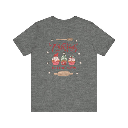 Christmas Baking Team Shirt, Christmas Baking Crew Matching TShirt, Christmas Baking Shirt, Family Christmas Shirts, Christmas Cookie Crew T-Shirt Printify Deep Heather XS 