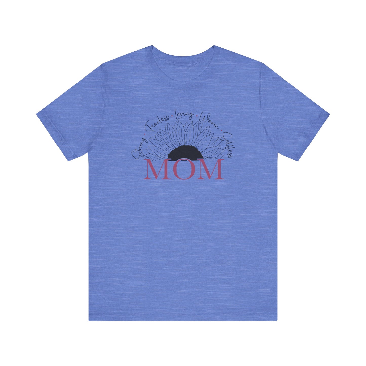 Gift for Mom, Cool Mom Shirt, Mom Life, Best Mom Gifts, Step Mom Gift, Gift For Grandma, New Mom Shirt, Mother's Day Gift, Sports Mom T-Shirt Printify Heather Columbia Blue XS 