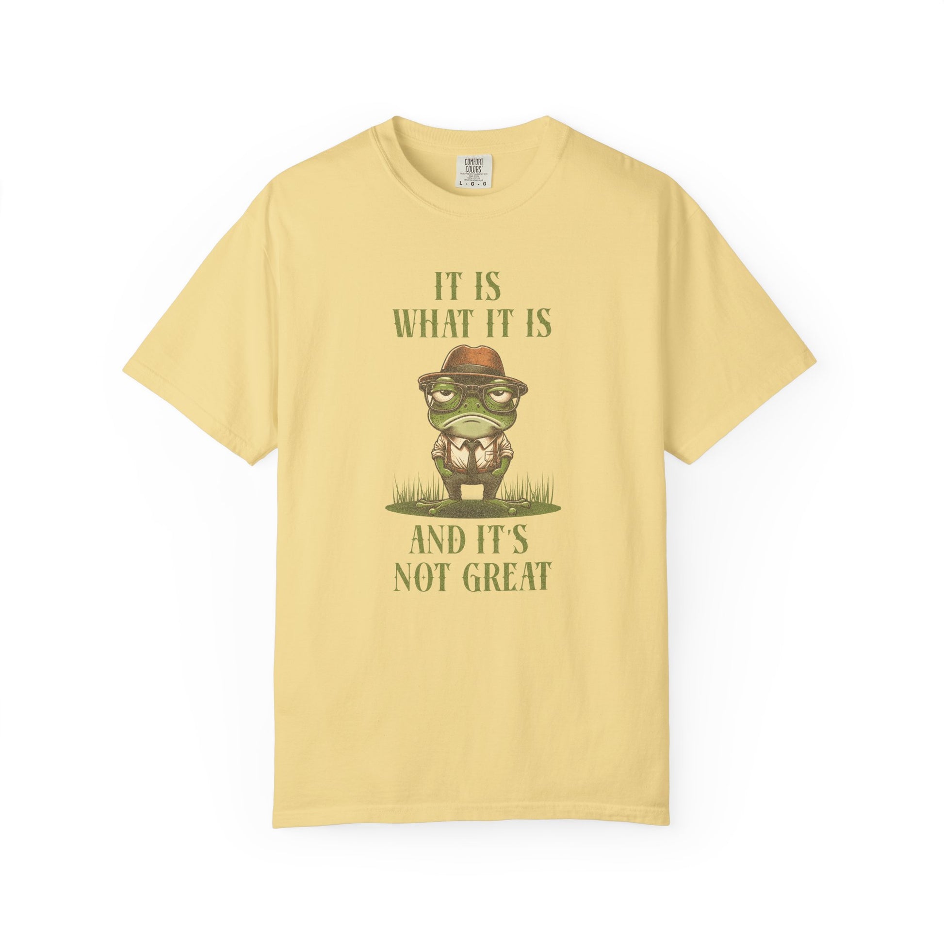 Funny Frog T-Shirt Retro Froggy Meme Shirt Vintage Frog And Toad Aesthetic Frog Lover Gift For Her Calm Vibes Birthday Viral Trendy Shirt T-Shirt Printify Butter S