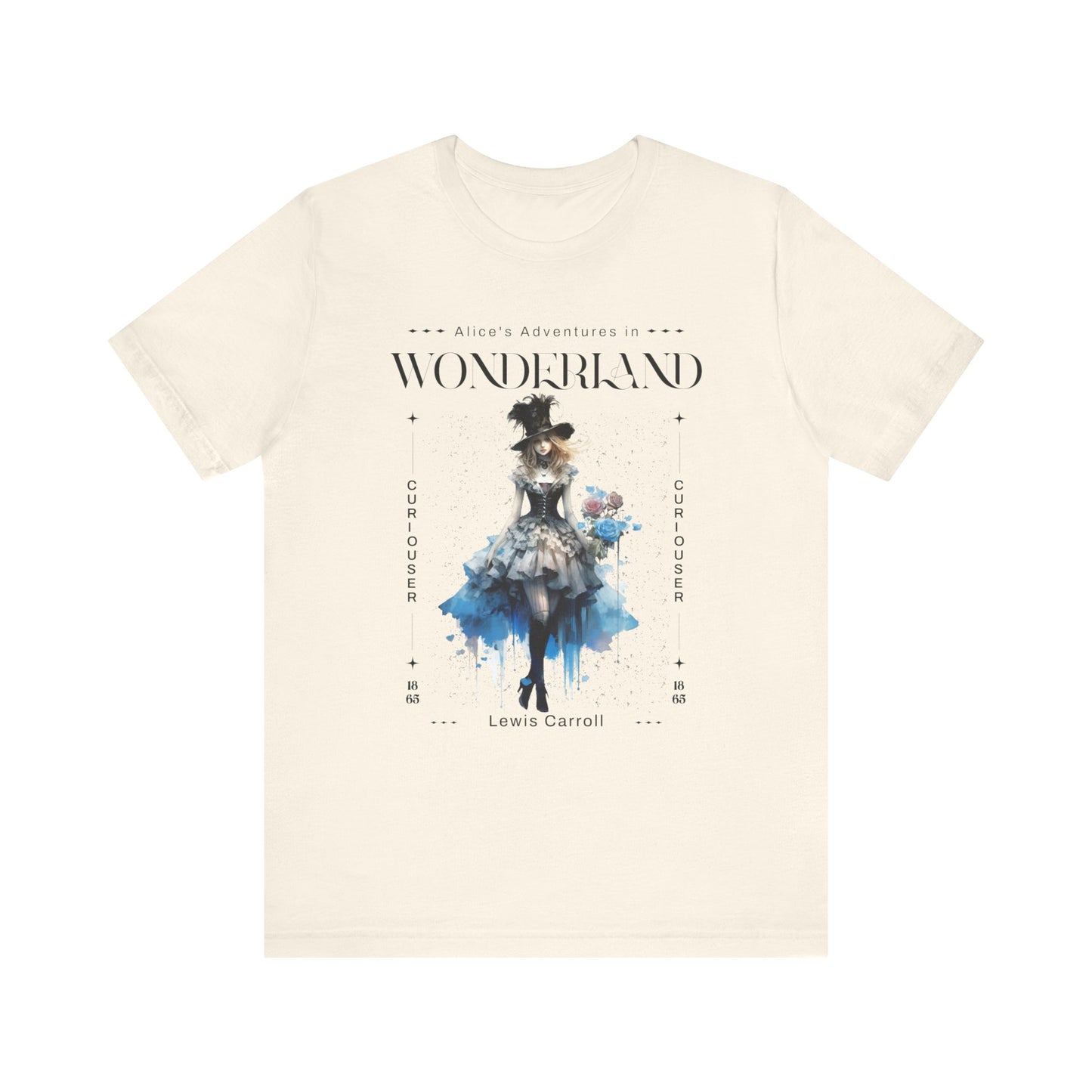 3001 Unisex Jersey Short Sleeve Tee Alice in Wonderland T-Shirt Printify Natural S 