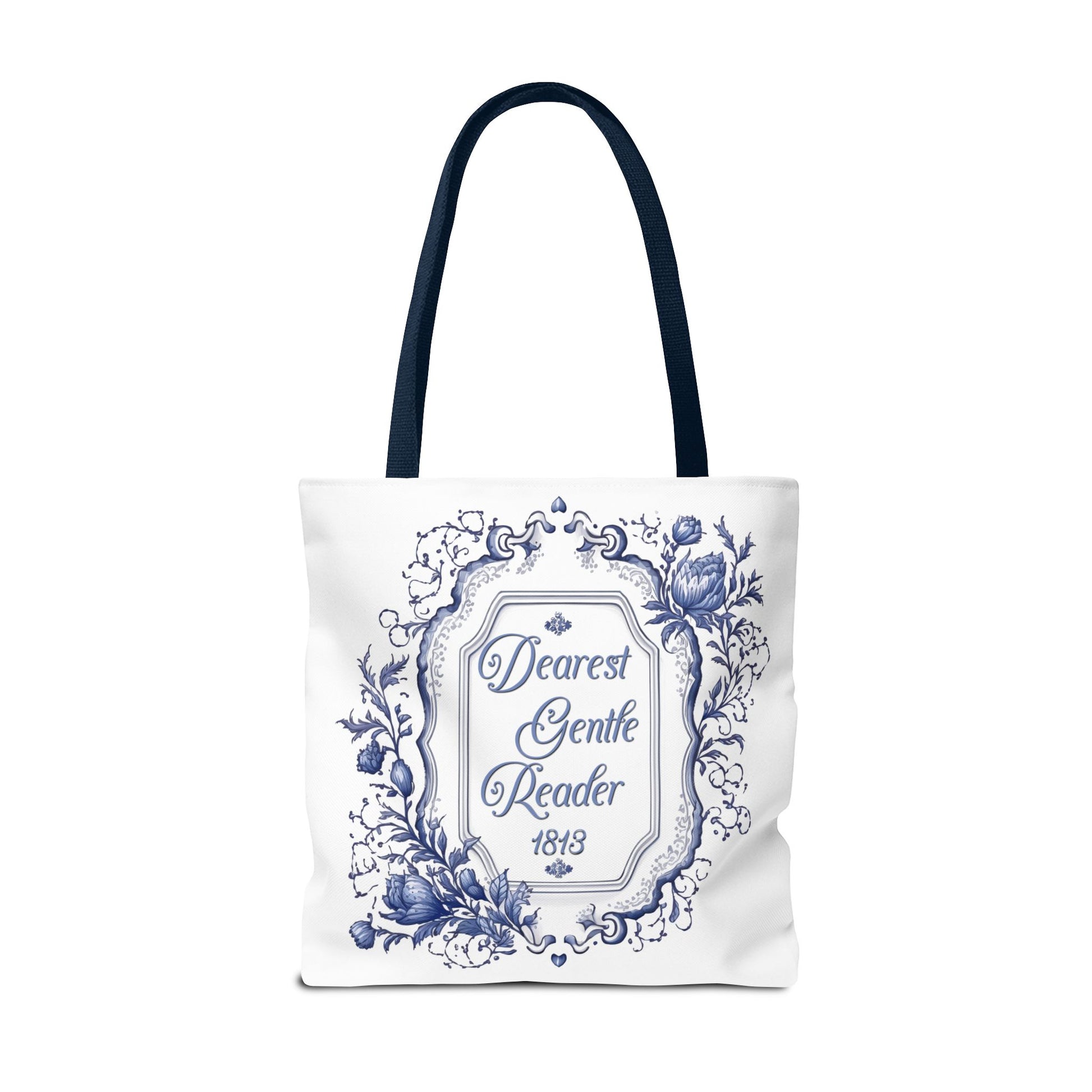 Dearest Gentle Reader Tote Bag Regency England Ton Society Papers Gift For Bridgeton Fan Historical Drama Romance Reader Gift Bookclub Gift Bags Printify   