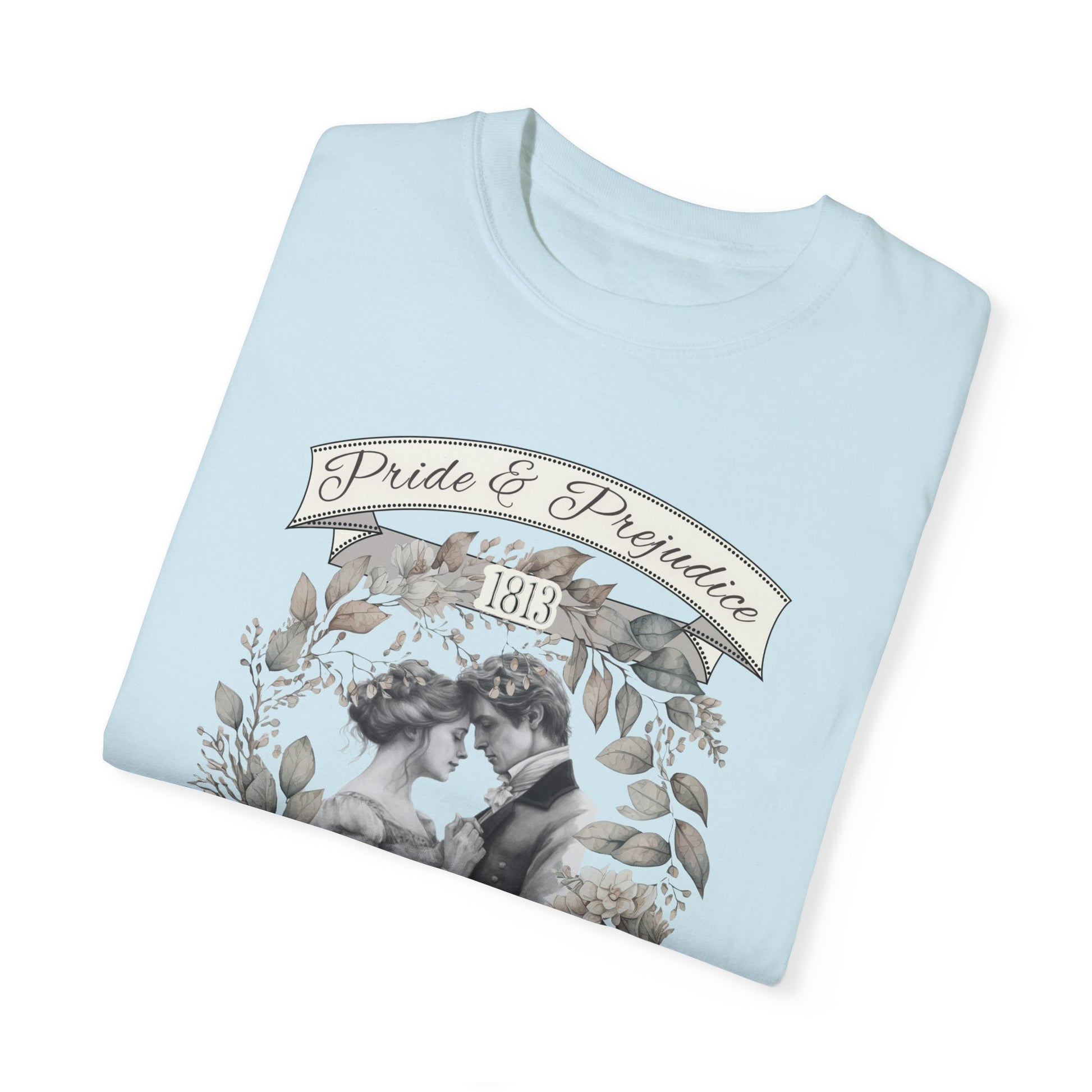 Pride and Prejudice T-Shirt Jane Austen Historical Romance Reader T-Shirt Printify   