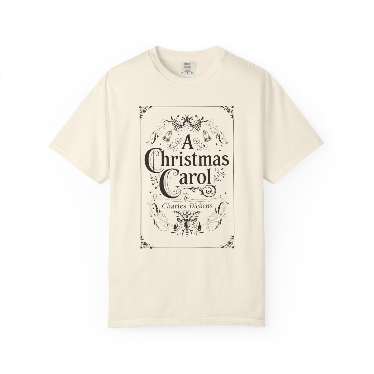 A Christmas Carol Shirt, Vintage Charles Dickens Victorian, Scrooge Fezziwig's Ball, Holiday Tradition X-Mas Movie Sweater Bookish Christmas T-Shirt Printify Ivory S