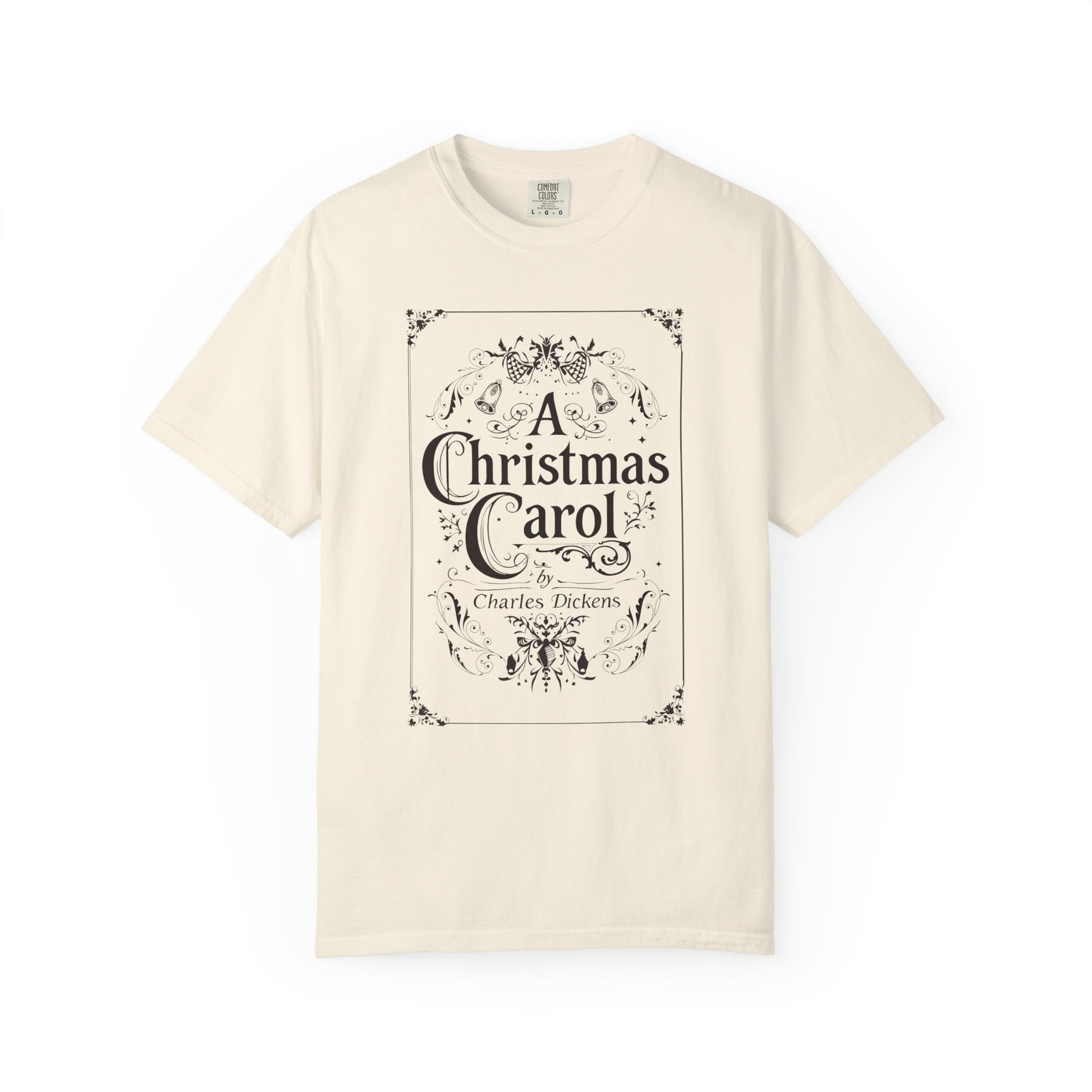 A Christmas Carol Shirt, Vintage Charles Dickens Victorian, Scrooge Fezziwig's Ball, Holiday Tradition X-Mas Movie Sweater Bookish Christmas T-Shirt Printify Ivory S