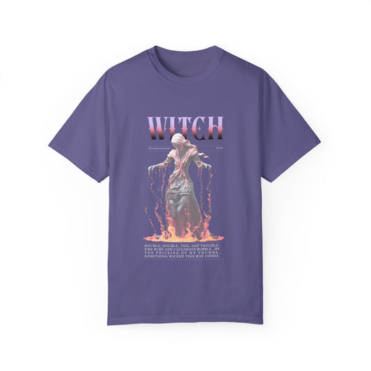 Witchy Vibes Unisex T-Shirt Shakespeare Fan Shirt MacBeth Witches Gothic Dark Literature Lover Gift Dark Academia Renfaire Festival Shirt T-Shirt Printify Grape S