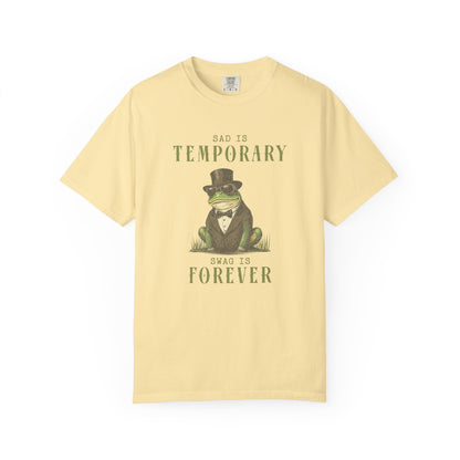 Funny Frog T-Shirt Retro Froggy Meme Shirt Vintage Frog And Toad Aesthetic Frog Lover Gift For Her Calm Vibes Birthday Viral Trendy Shirt T-Shirt Printify Banana S