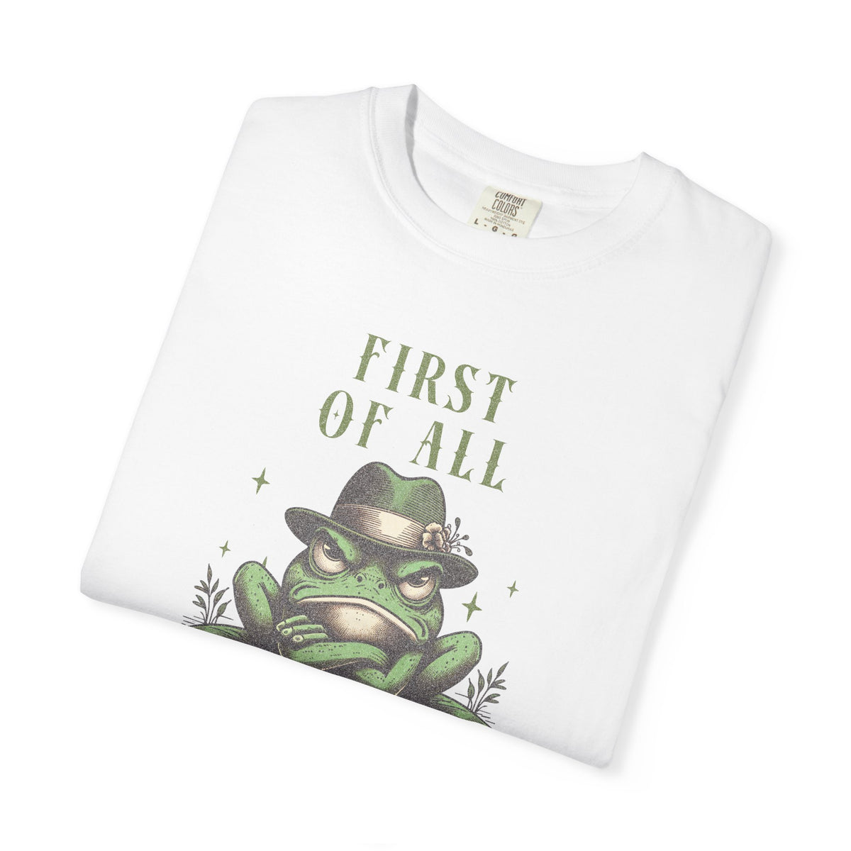 Funny Grumpy Frog T-Shirt Retro Froggy Meme Shirt Vintage Frog And Toad Aesthetic Frog Lover Gift For Her Vibes Birthday Viral Trendy Shirt T-Shirt Printify