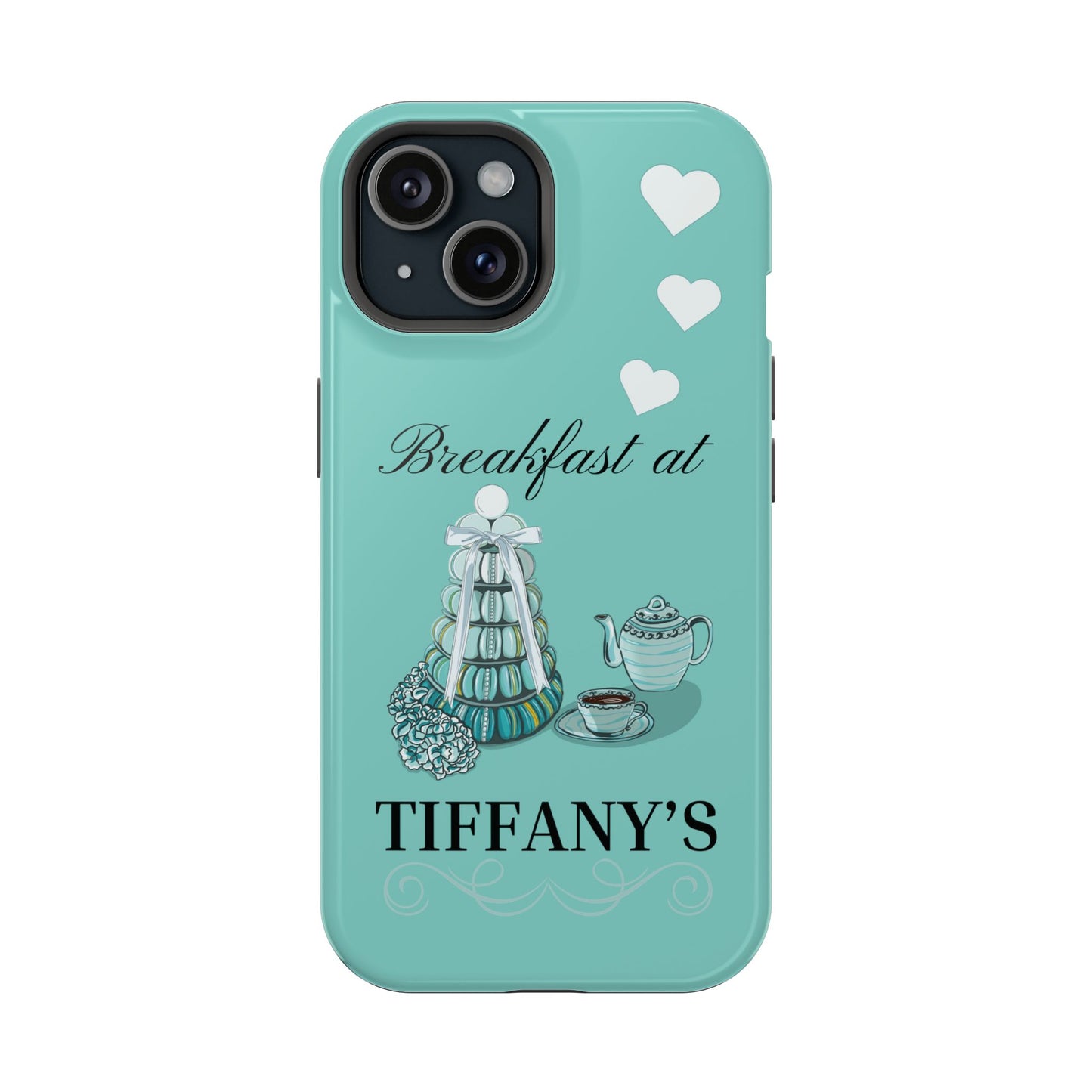 Breakfast at Tiffany's MagSafe Phone Case For Iphone Breakfast at Tiffanys Tough Phone Case Gift for Mom Audrey Hepburn Glamour I phone Case Phone Case Printify iPhone 15 Glossy 