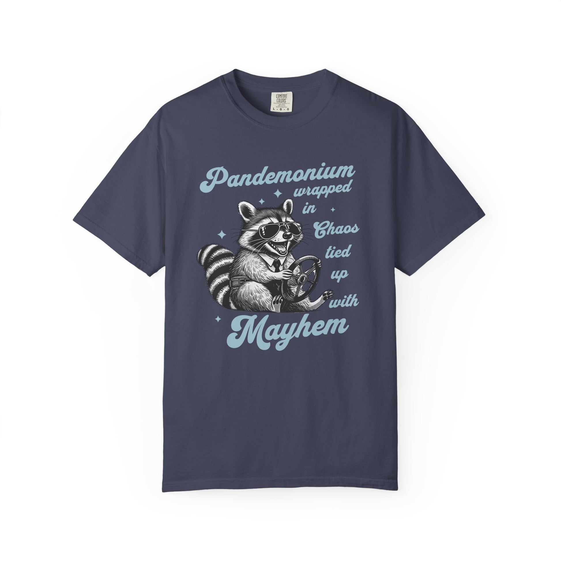 Retro Funny Sarcastic Racoon Lover T-Shirt Trash Panda Funny Animal Lover Shirt Unique Gift for Animal Lovers Viral Trendy Gift For Birthday T-Shirt Printify Denim S