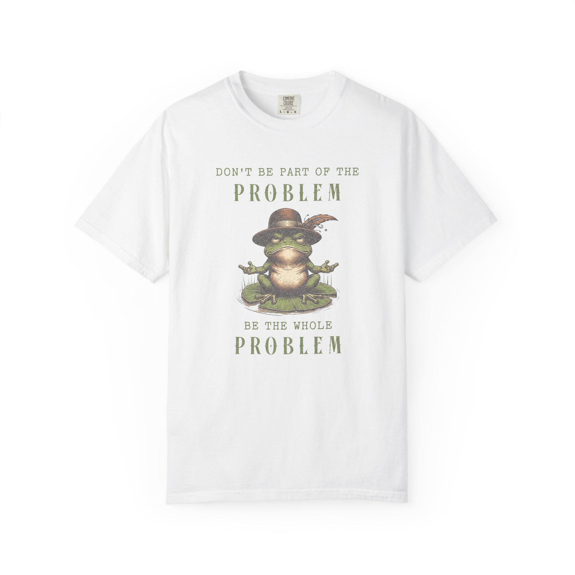 Funny Frog T-Shirt Retro Froggy Meme Shirt Vintage Frog And Toad Aesthetic Frog Lover Gift For Her Calm Vibes Birthday Viral Trendy Shirt T-Shirt Printify White S