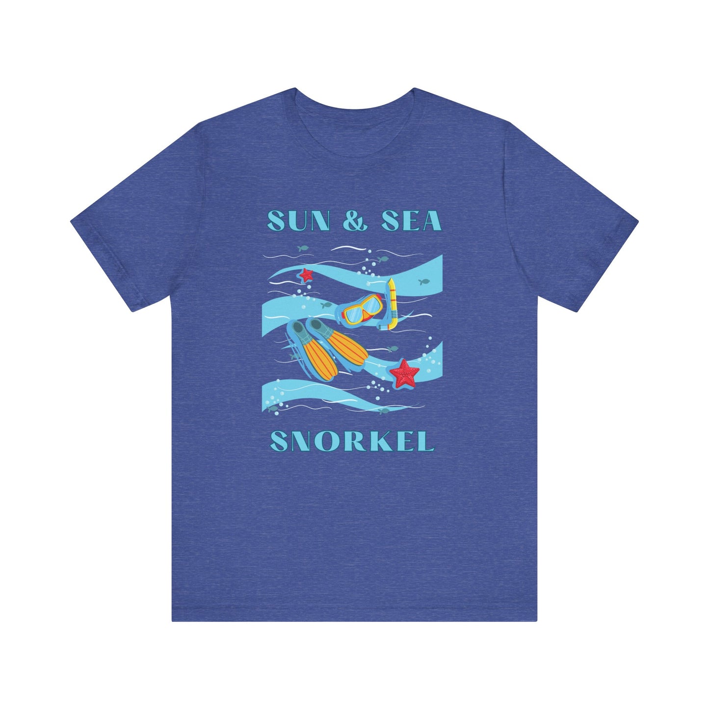 Snorkeling, Snorkel Shirt, Ocean Lover Gift, Snorkeler Gift, Beach Vacation T-shirt, Scuba Diving Gift, Scuba Diver Gift,  Funny Snorkel Tee T-Shirt Printify Heather True Royal XS 