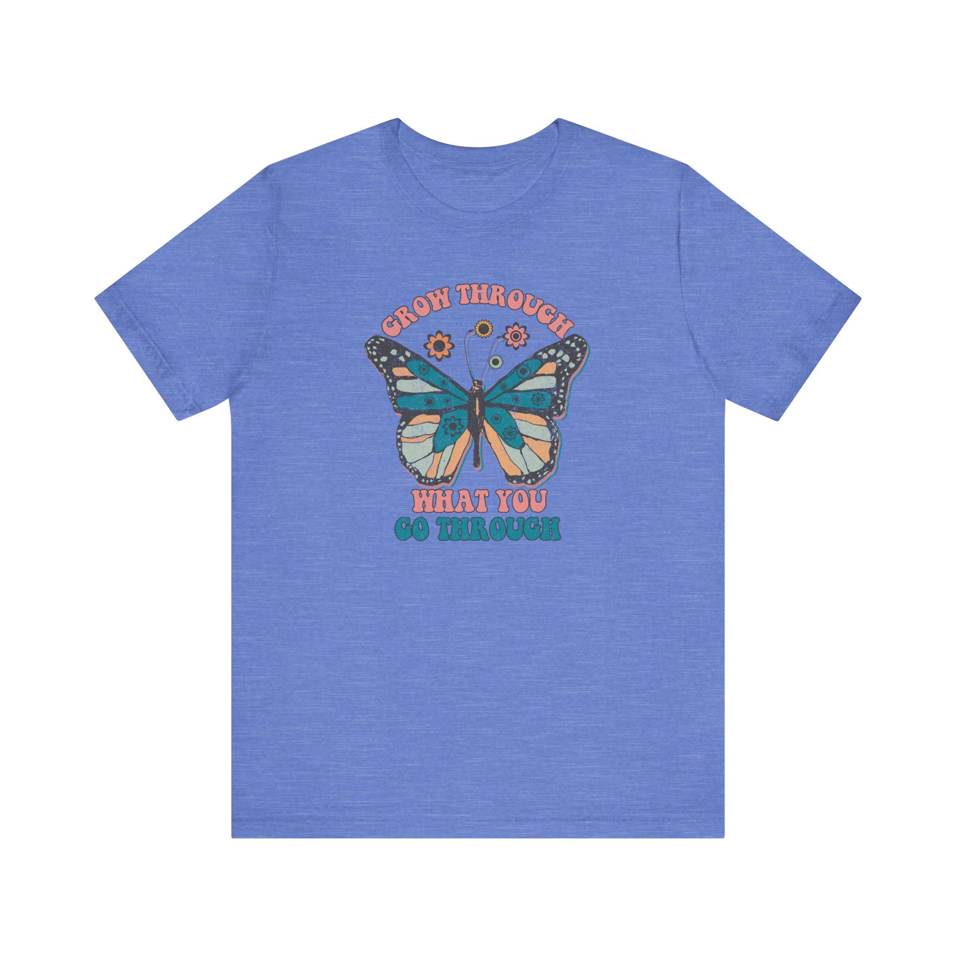 Love Yourself, Inspirational Quotes, Mental Health Awareness, You Matter T-shirt, Self Healing, Positive Vibes, Female Power, You Are Worthy T-Shirt Printify Heather Columbia Blue XS 