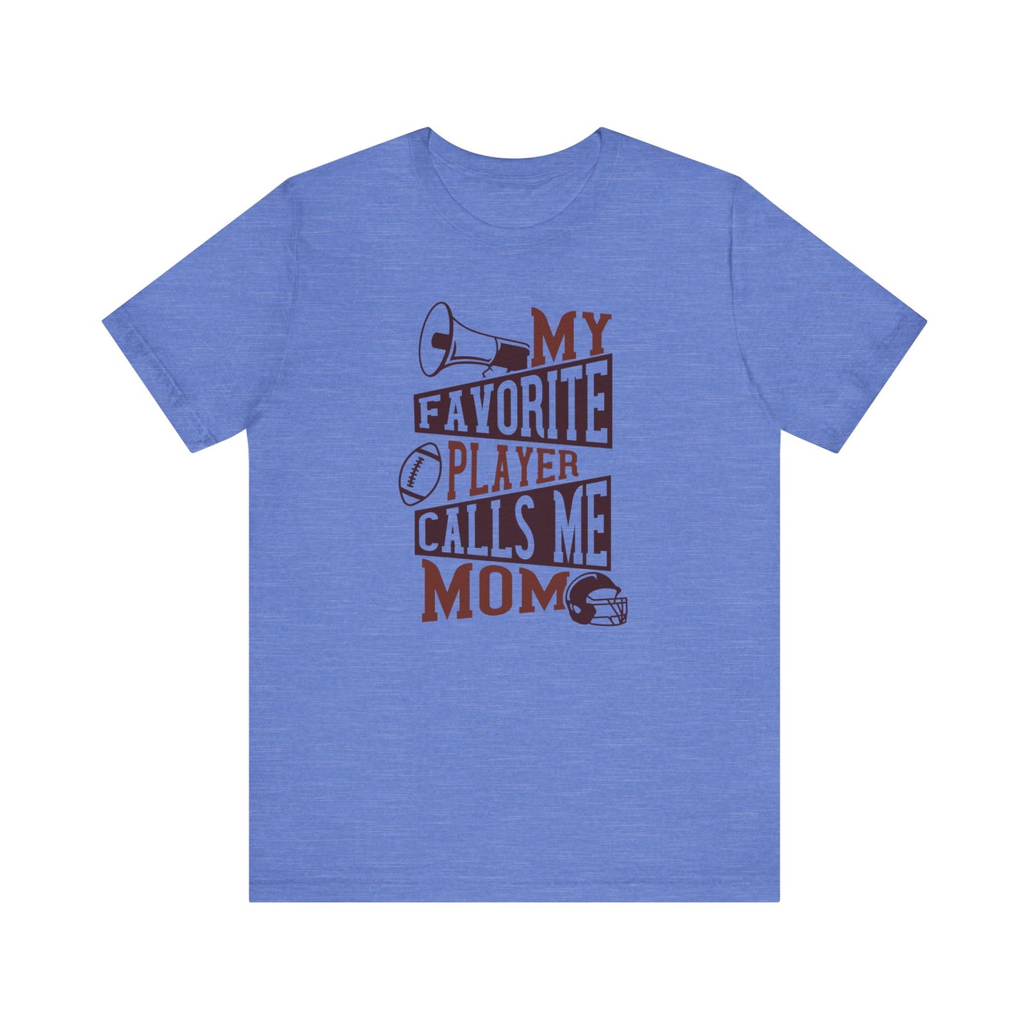 Gift for Mom, Cool Mom Shirt, Mom Life, Best Mom Gifts, Step Mom Gift, Gift For Grandma, New Mom Shirt, Mother's Day Gift, Sports Mom T-Shirt Printify Heather Columbia Blue XS 